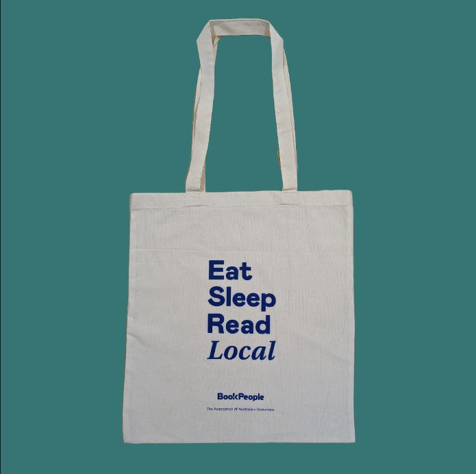 Eat Sleep Read Local  100% 'enviro' cotton/calico bag